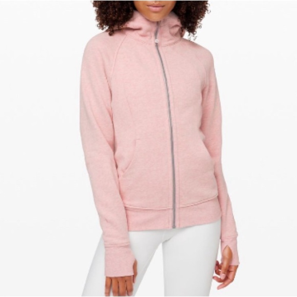 Lululemon Scuba Full-zip hoodie in light Pink